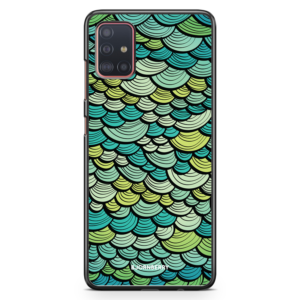 Samsung Galaxy A51 Case - Green Mermaid Scales