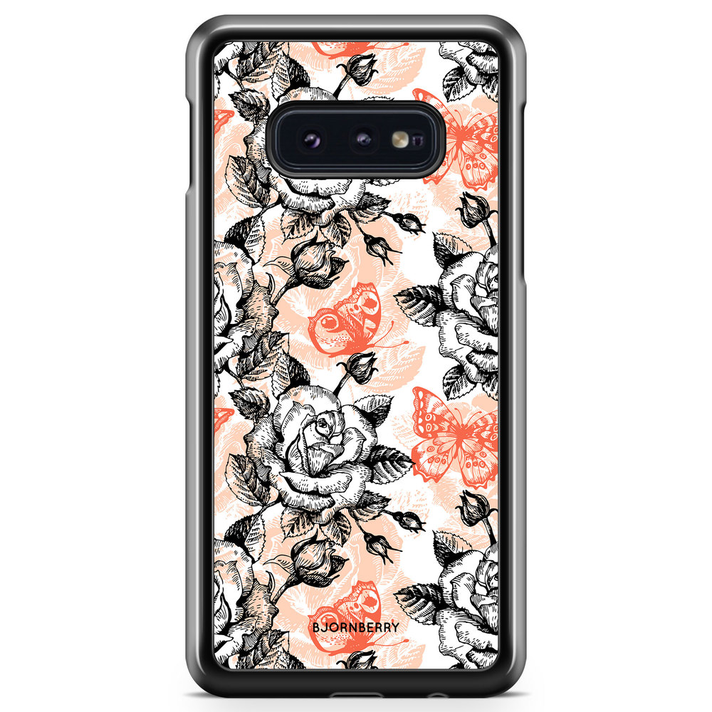 Samsung Galaxy S10e Case - Roses & Butterflies