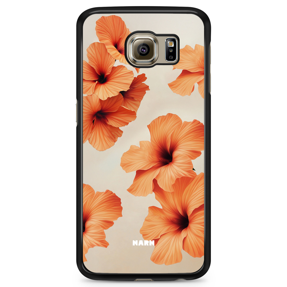 Samsung Galaxy S6 Edge+ Case - Hibiscus Era - Papaya