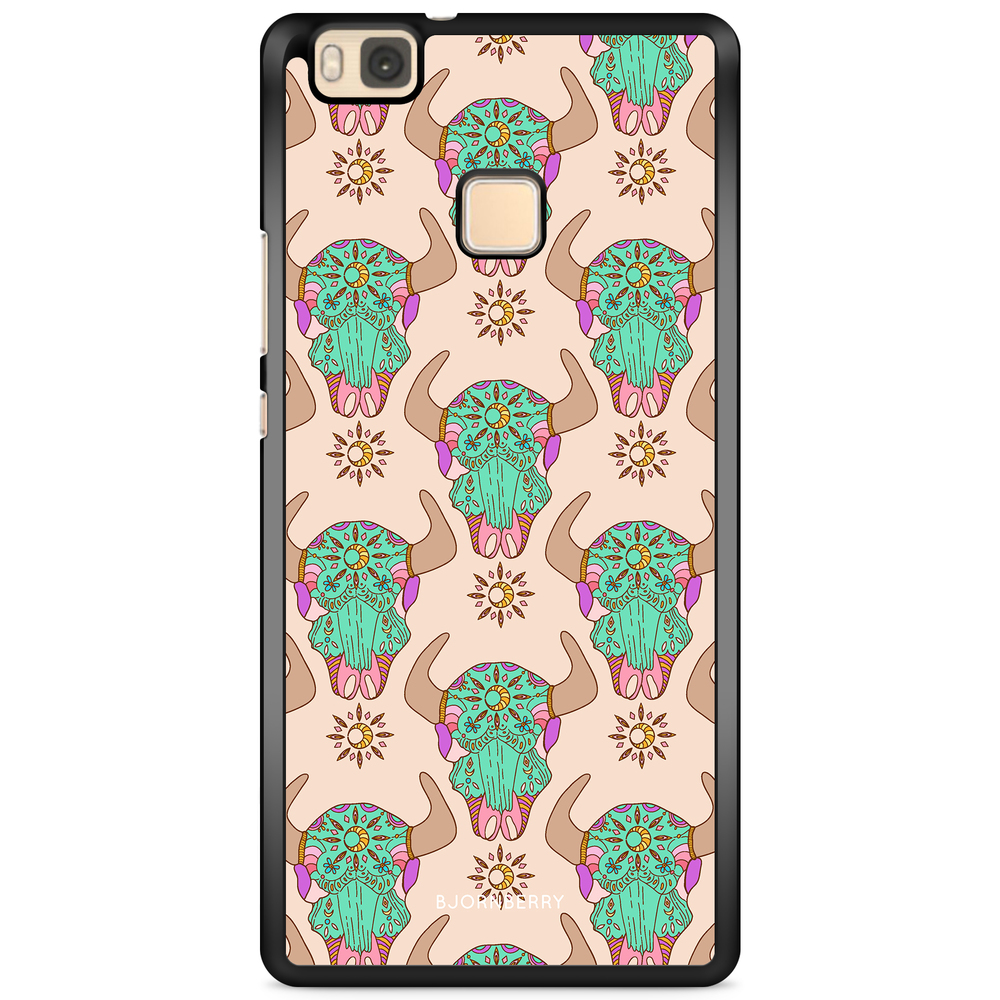 Huawei P9 Lite Case - Beautiful Skulls