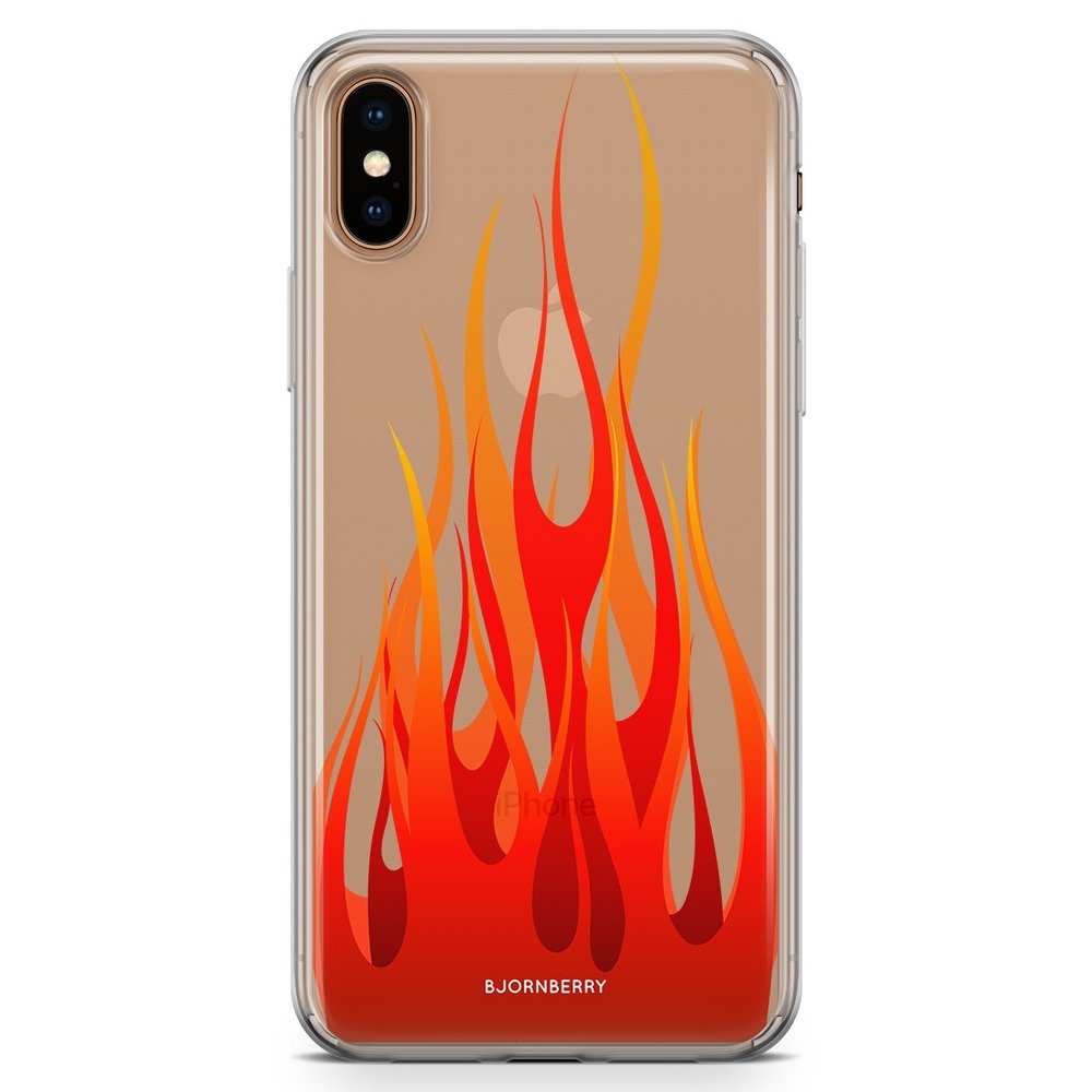iPhone Xs Max Fashion Case - Flames