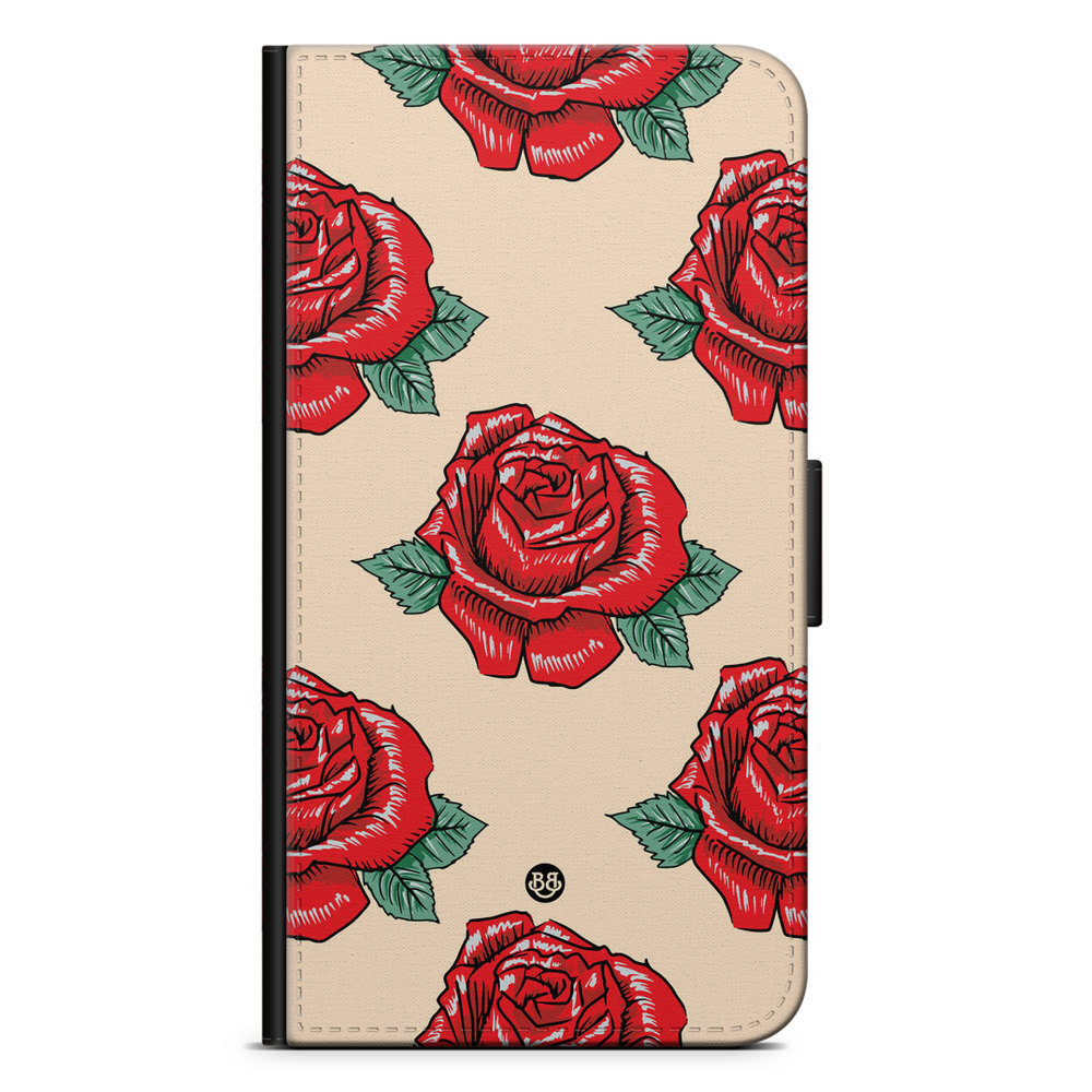 Sony Xperia 5 IV Wallet Case - Rose Pattern