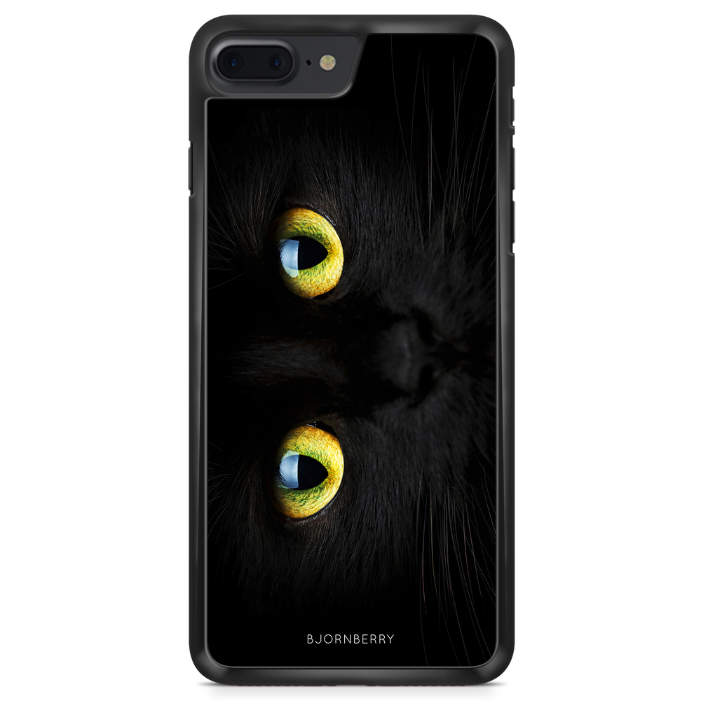 iPhone 8 Plus Case - Black Cat Close Up