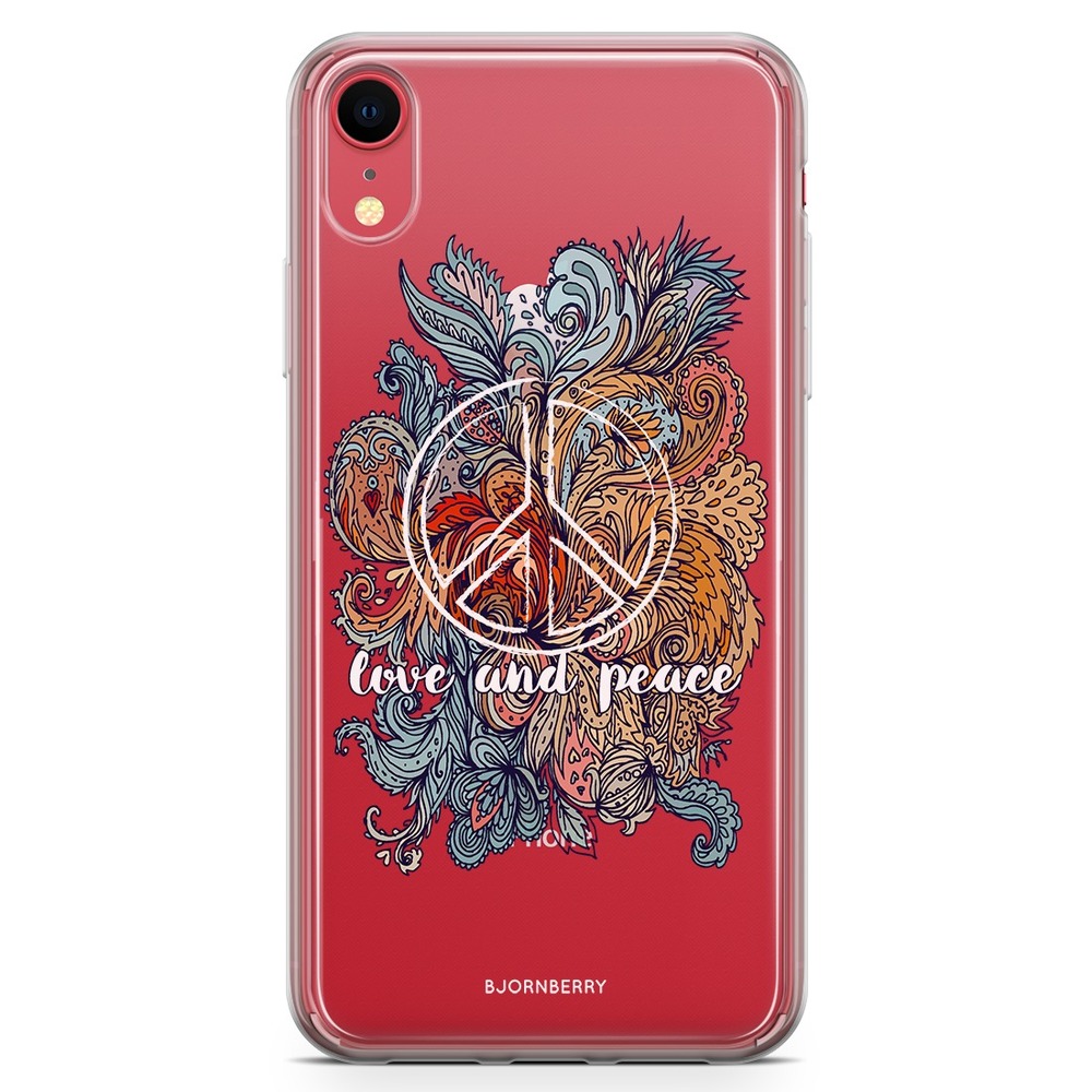 iPhone XR Fashion Skal - Love and peace