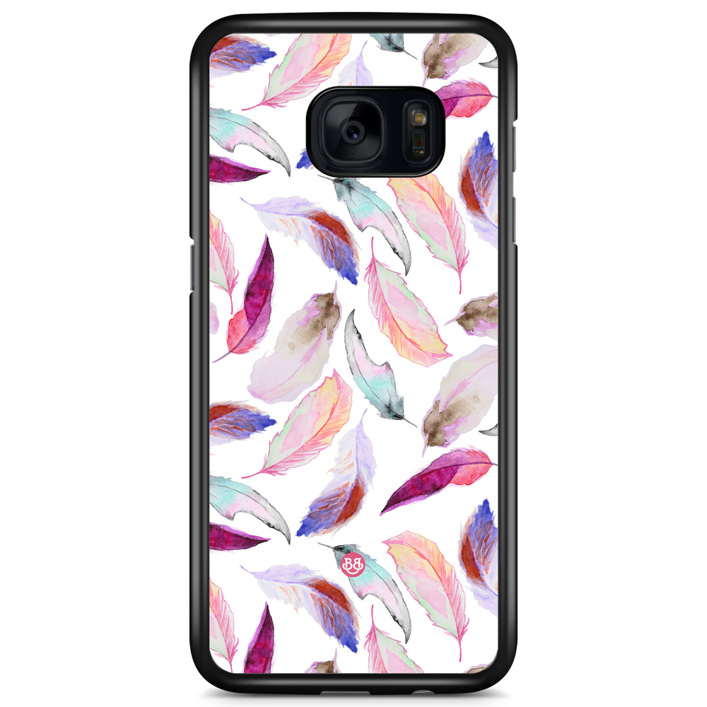 Samsung Galaxy S7 Case - Watercolor Feathers