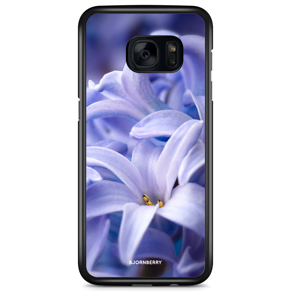 Samsung Galaxy S7 Edge Case - Blue Flower