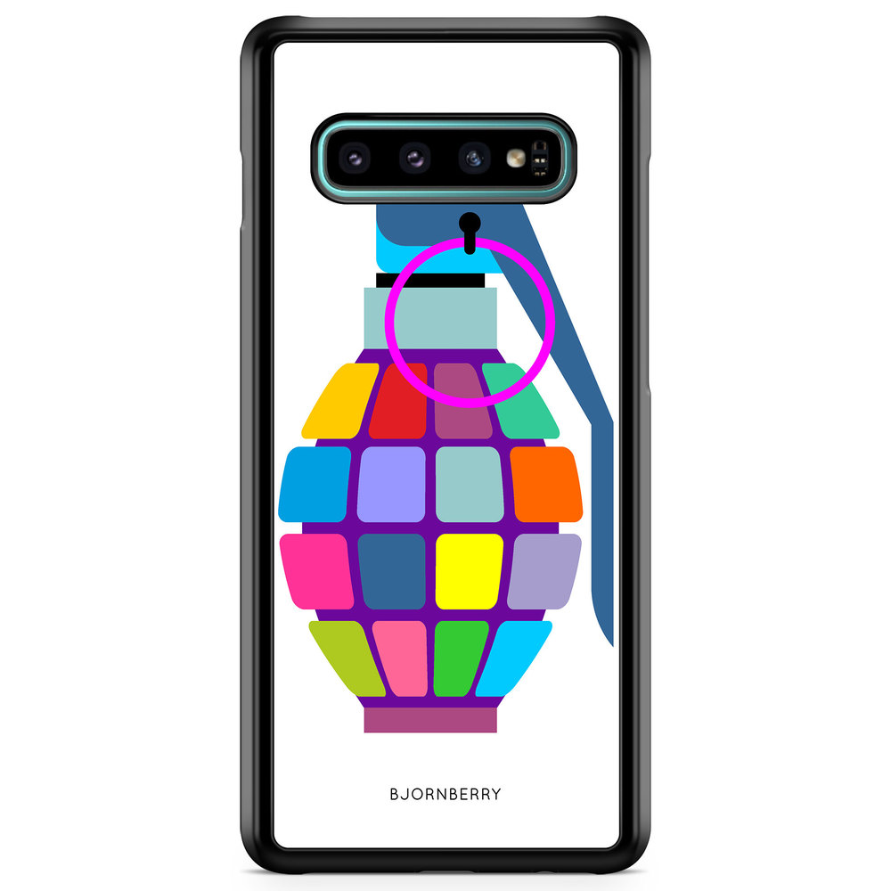 Samsung Galaxy S10 Case - Color Hand Granade
