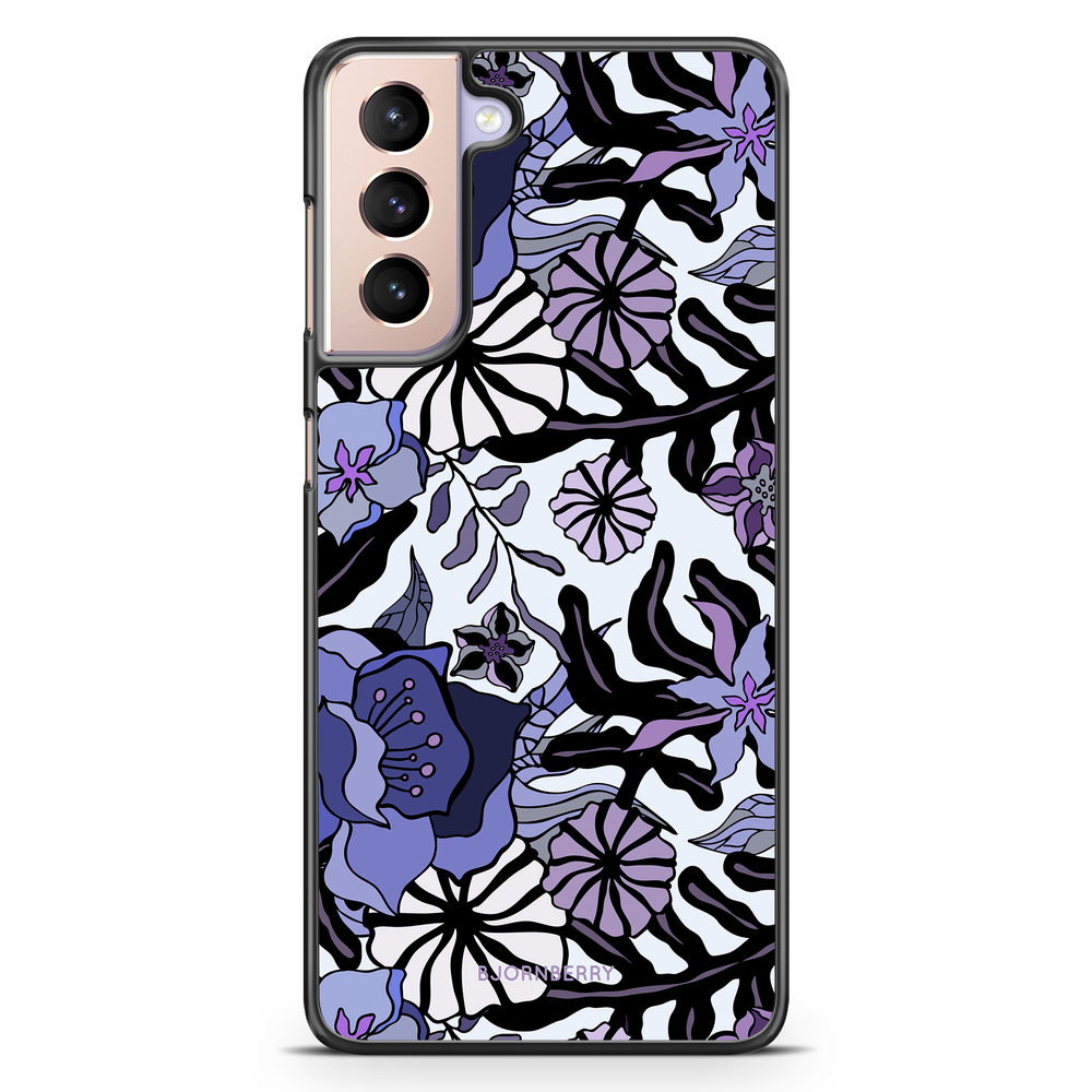 Samsung Galaxy S21 Case - Purple Flowers