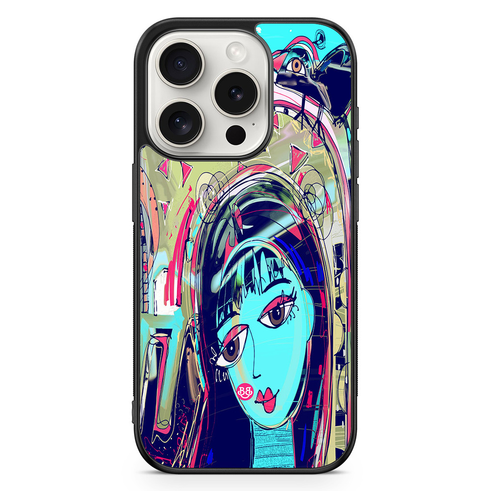iPhone 15 Pro Case - Abstract Cat