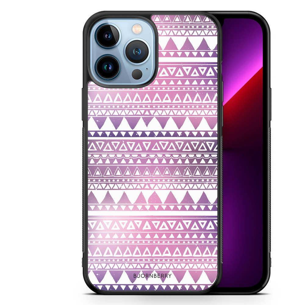iPhone 13 Pro Max Case - Purple Aztec