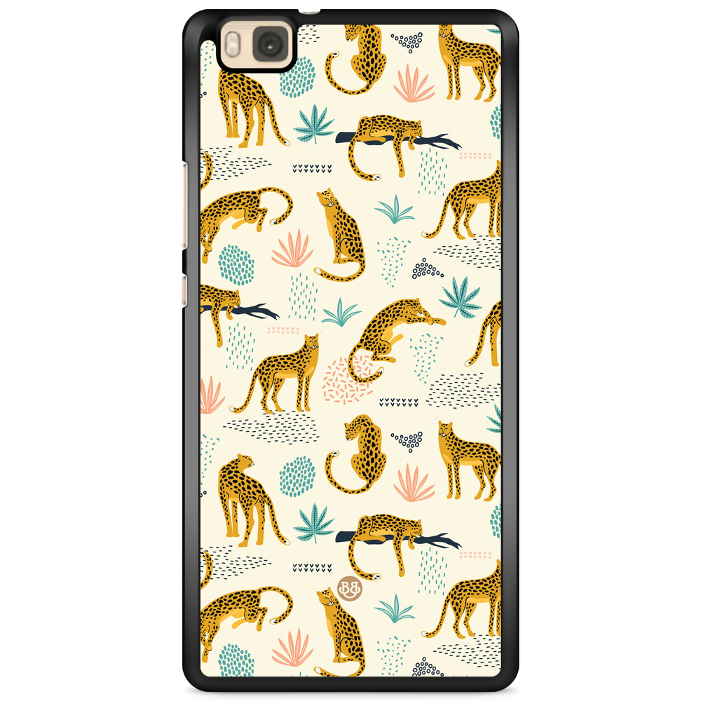 Huawei P8 Lite Case - Tropic Leopards