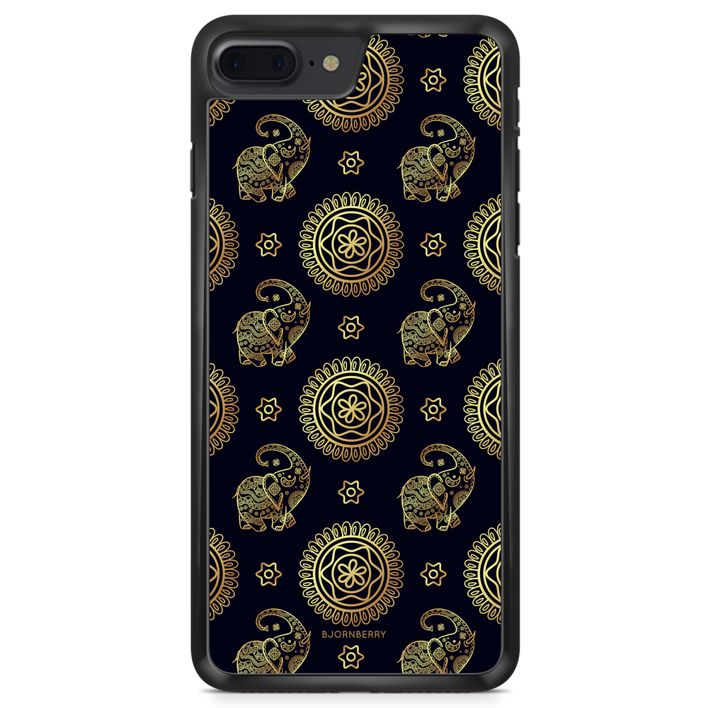 iPhone 8 Plus Case - Elephant Gold