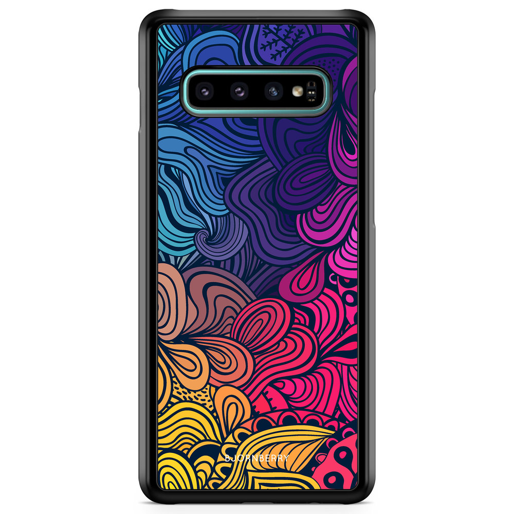Samsung Galaxy S10 Case - Retro Flowers