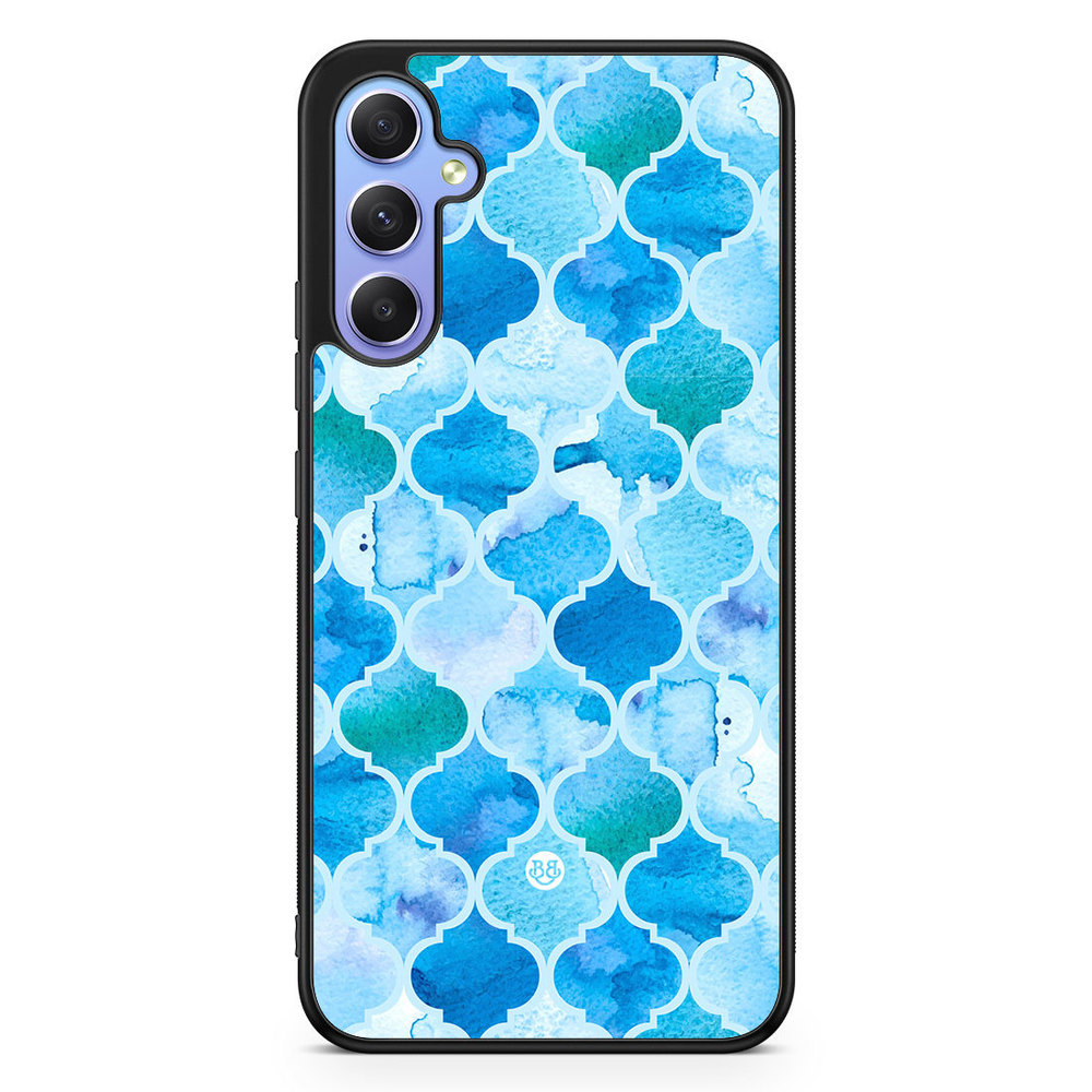 Samsung Galaxy A34 5G Case - Watercolor Moroccan