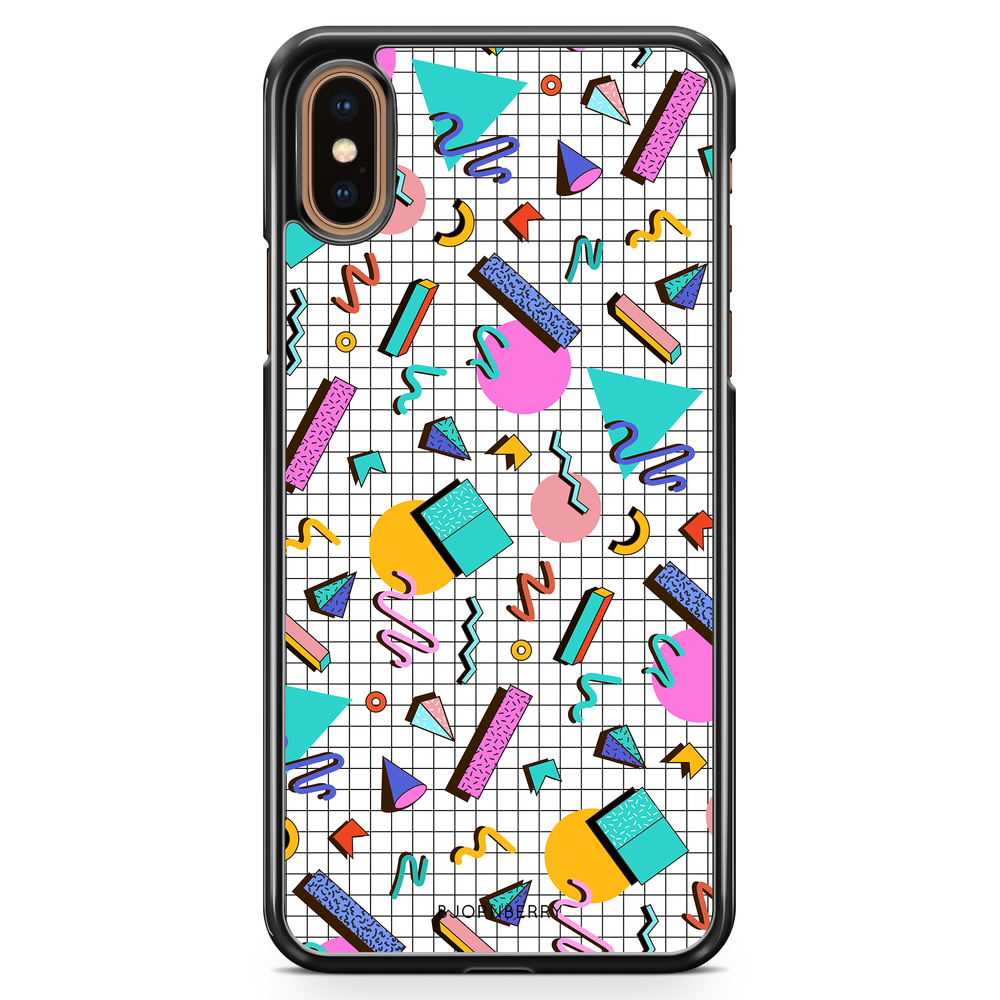 iPhone XS Max Case - 80s Pattern