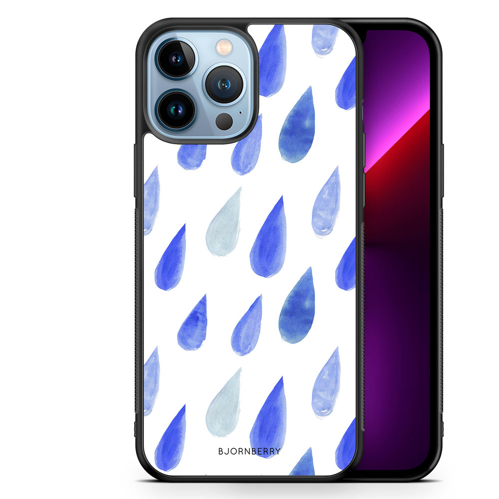 iPhone 13 Pro Max Case - Watercolor Rain