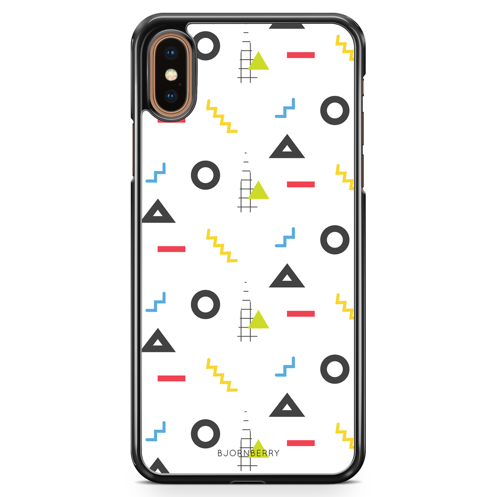 iPhone XS Max Case - 80s Pattern