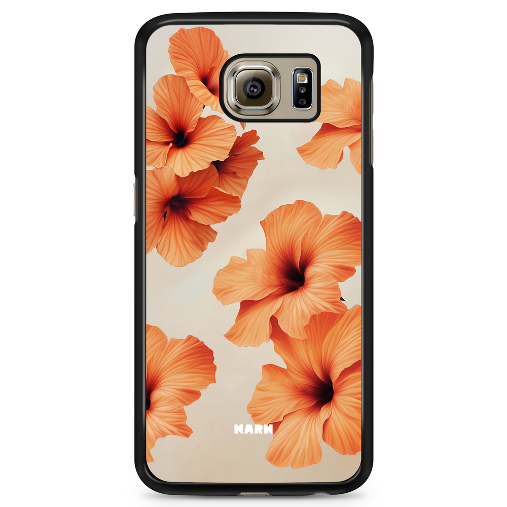 Samsung Galaxy S6 Case - Hibiscus Era - Papaya