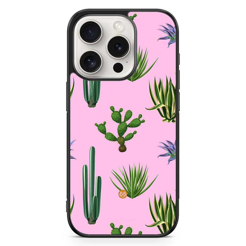 iPhone 15 Pro Case - Cactus Pattern