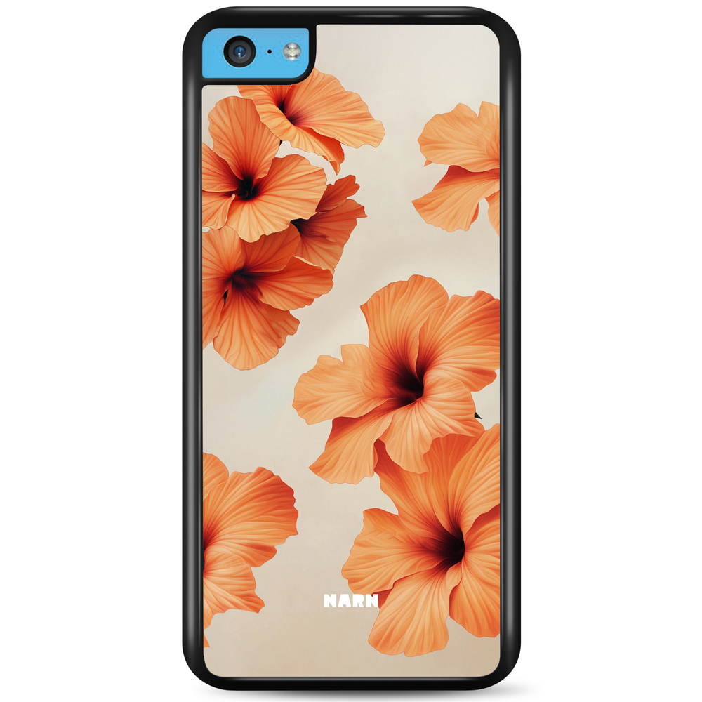 iPhone 5C Case - Hibiscus Era - Papaya