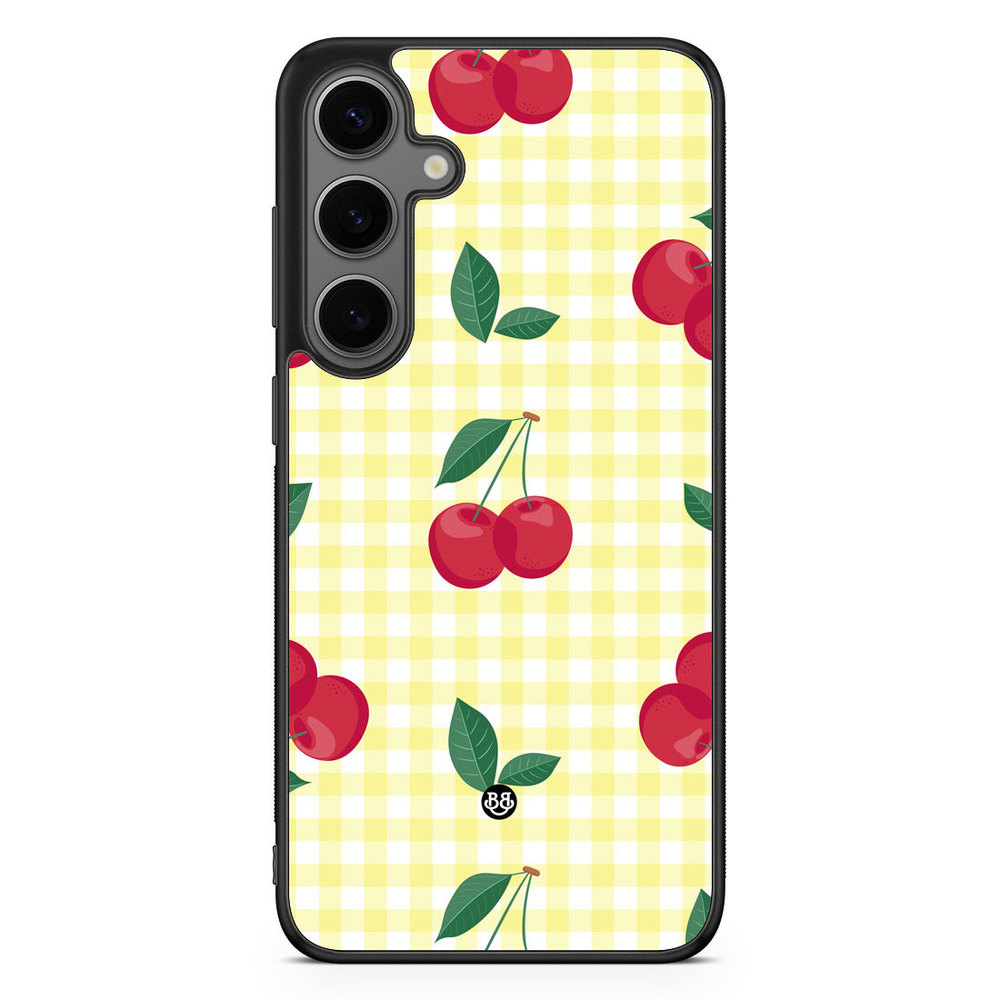 Samsung Galaxy S24 Plus Case - SUMMER GARDEN - Cherry Kiss