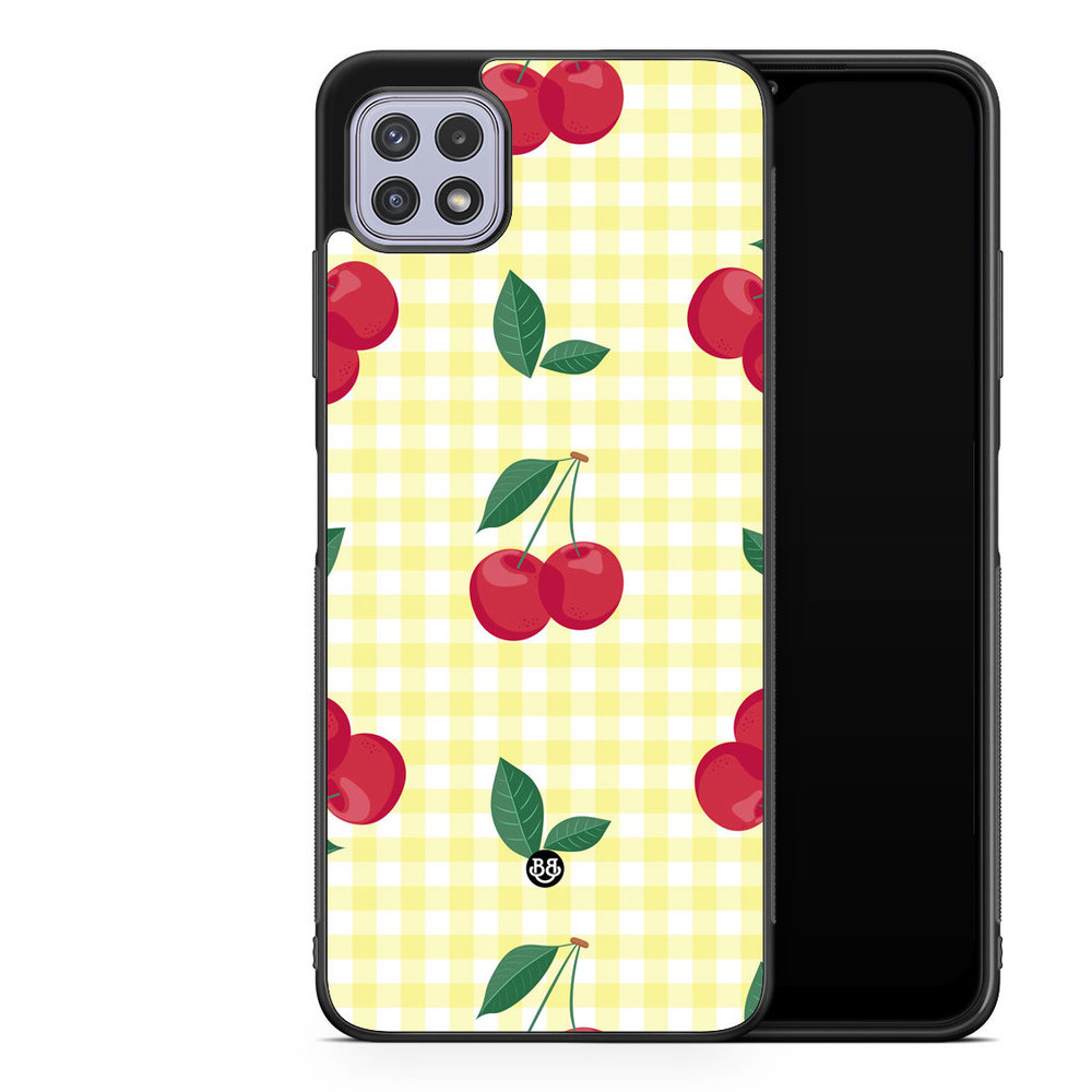 Samsung Galaxy A22 4G Case - SUMMER GARDEN - Cherry Kiss