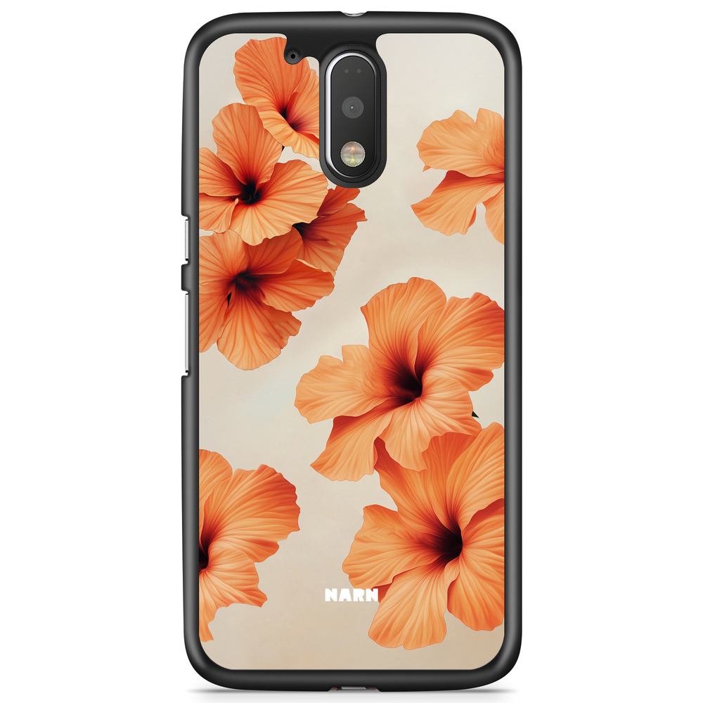 Moto G4/G4 Plus Case - Hibiscus Era - Papaya