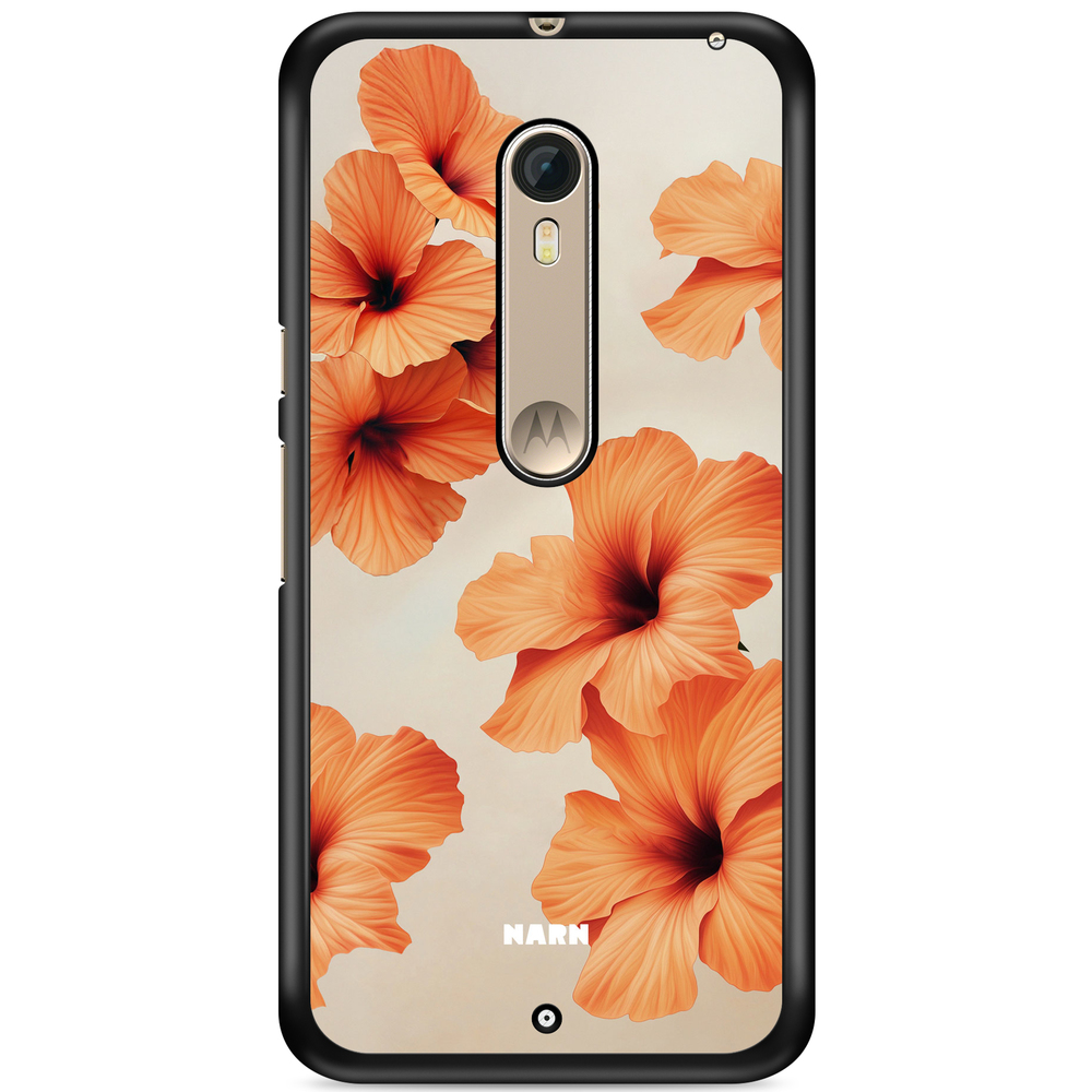 Moto X Style Case - Hibiscus Era - Papaya
