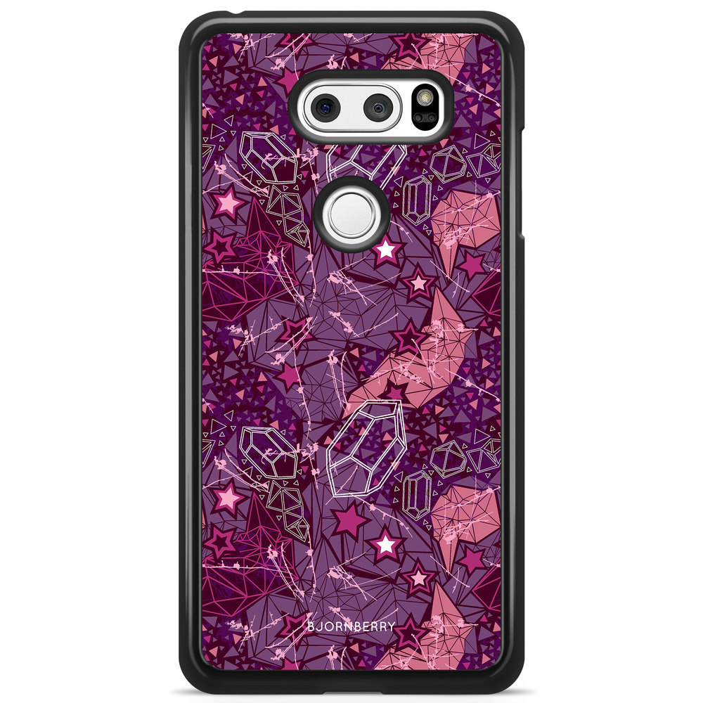 LG V30 Case - Purple Stars