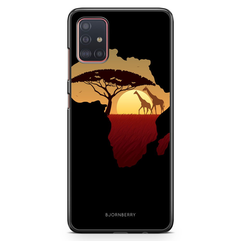 Samsung Galaxy A51 Case - Africa Black