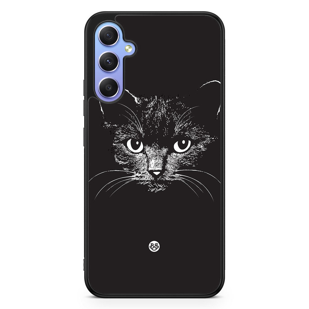 Samsung Galaxy A34 5G Case - Black/white cat