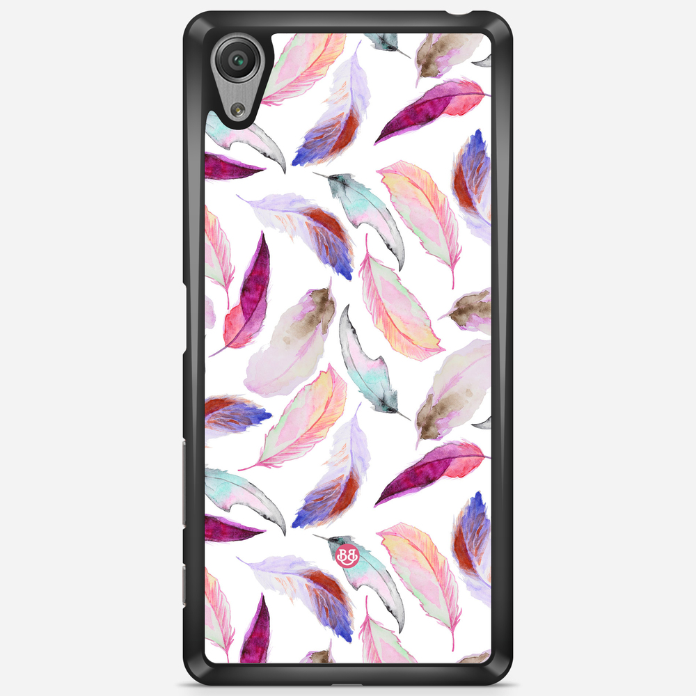Sony Xperia X Performance Case - Watercolor Feathers