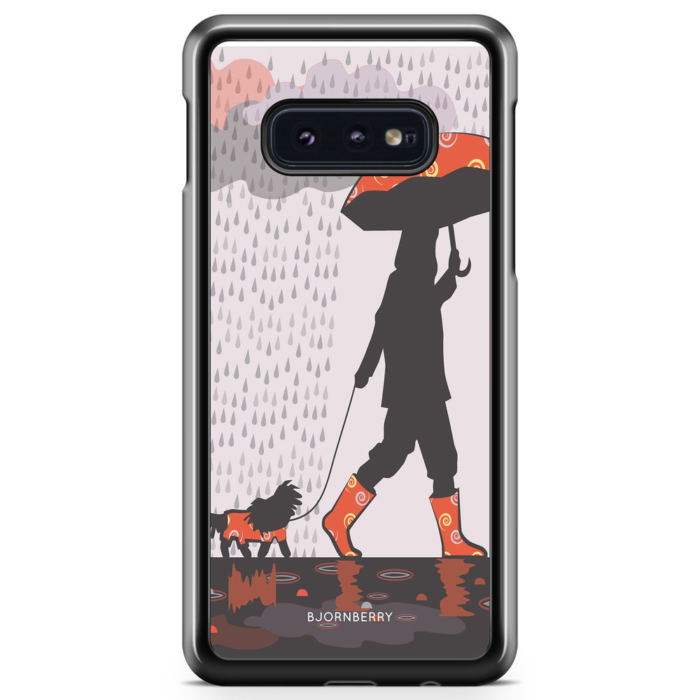 Samsung Galaxy S10e Case - Walking In The Rain