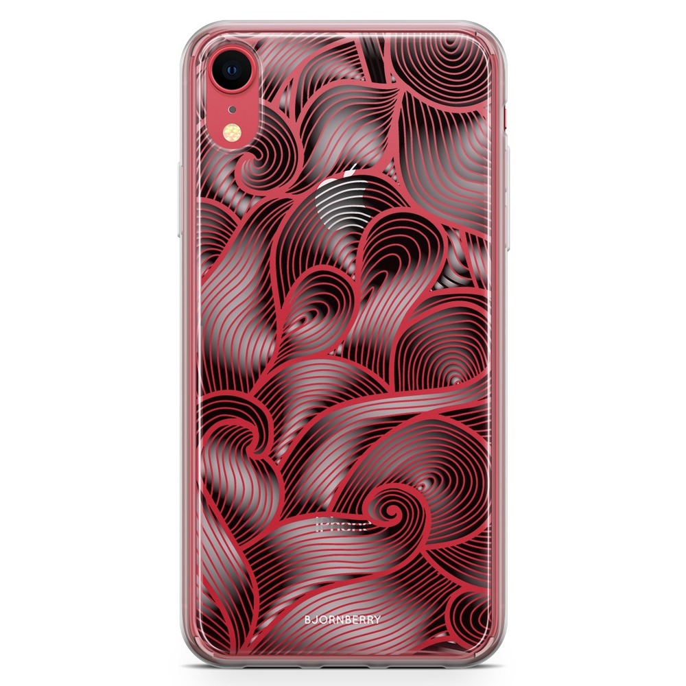 iPhone XR Fashion Case - Black Waves