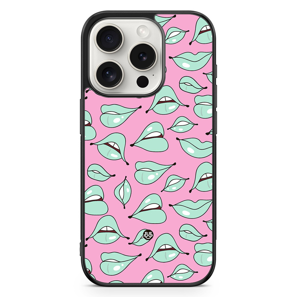 iPhone 15 Pro Case - Green Lips
