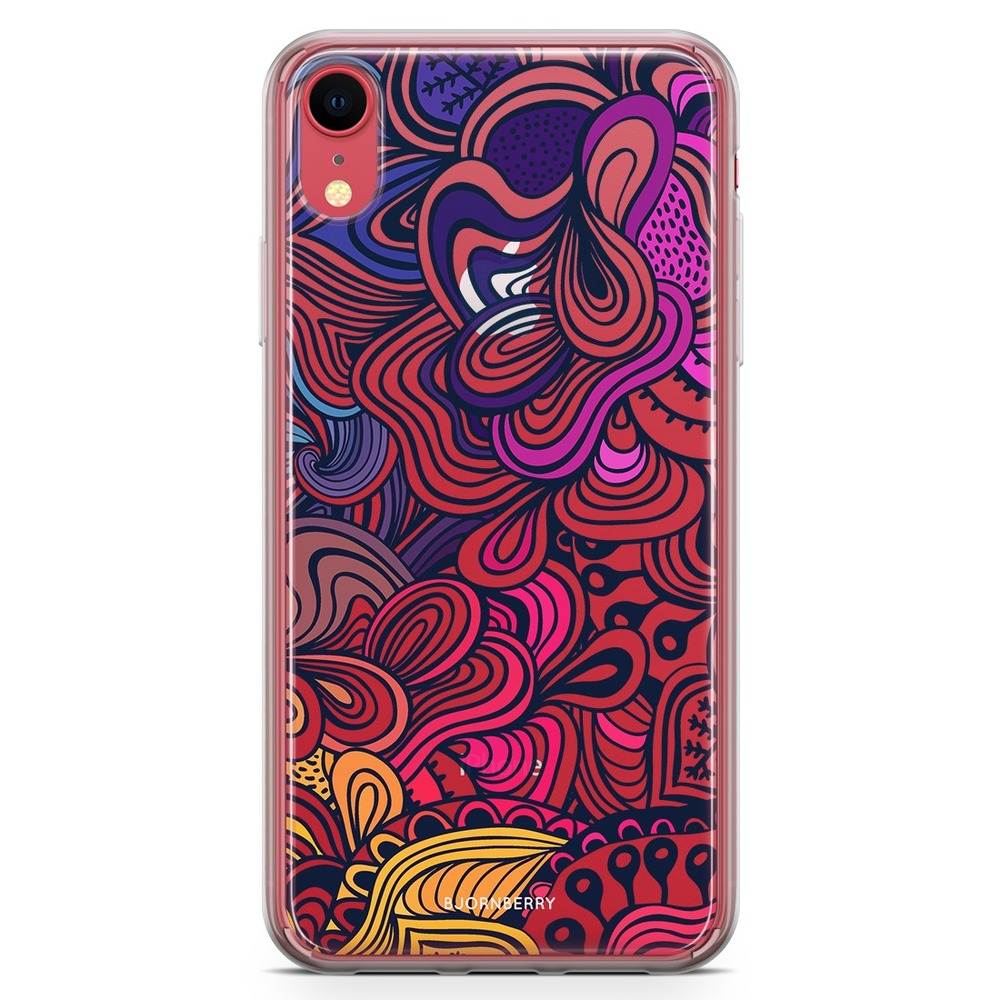 iPhone XR Fashion Skal - Retro Blommor