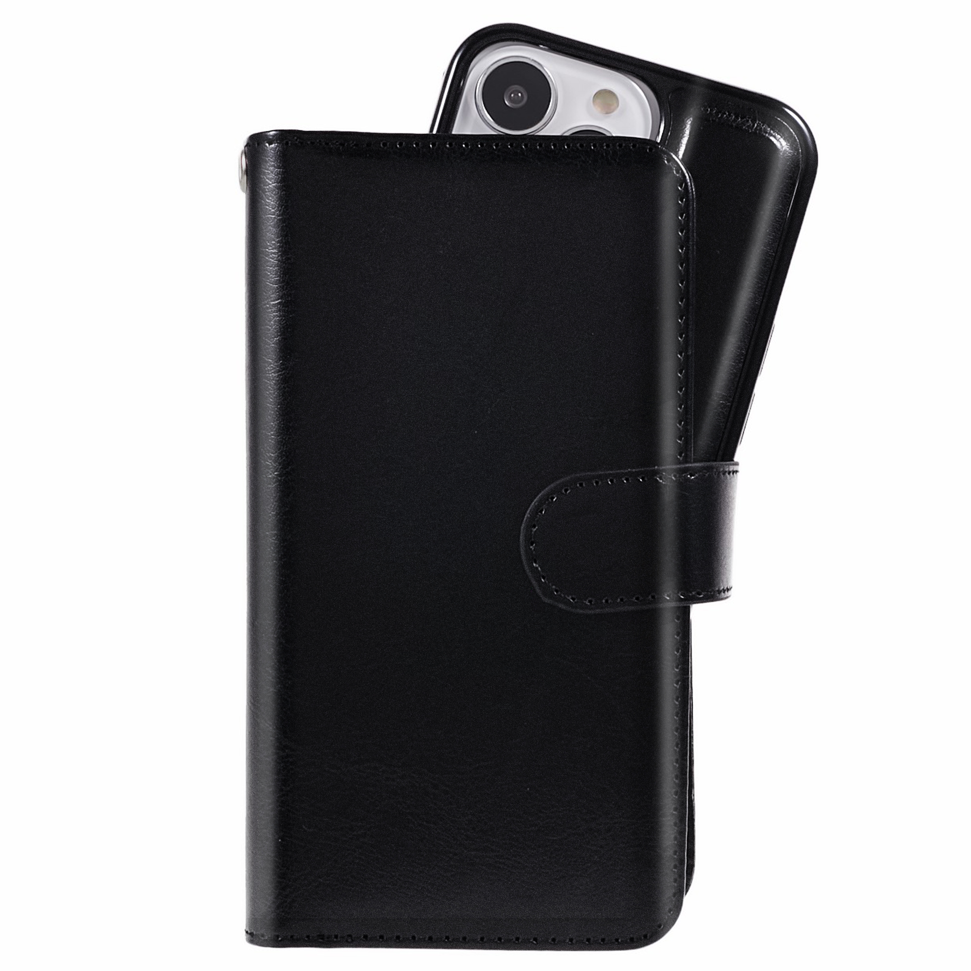 iPhone 13 Pro Magnet Wallet Case 9 CARD SLOTS - Svart