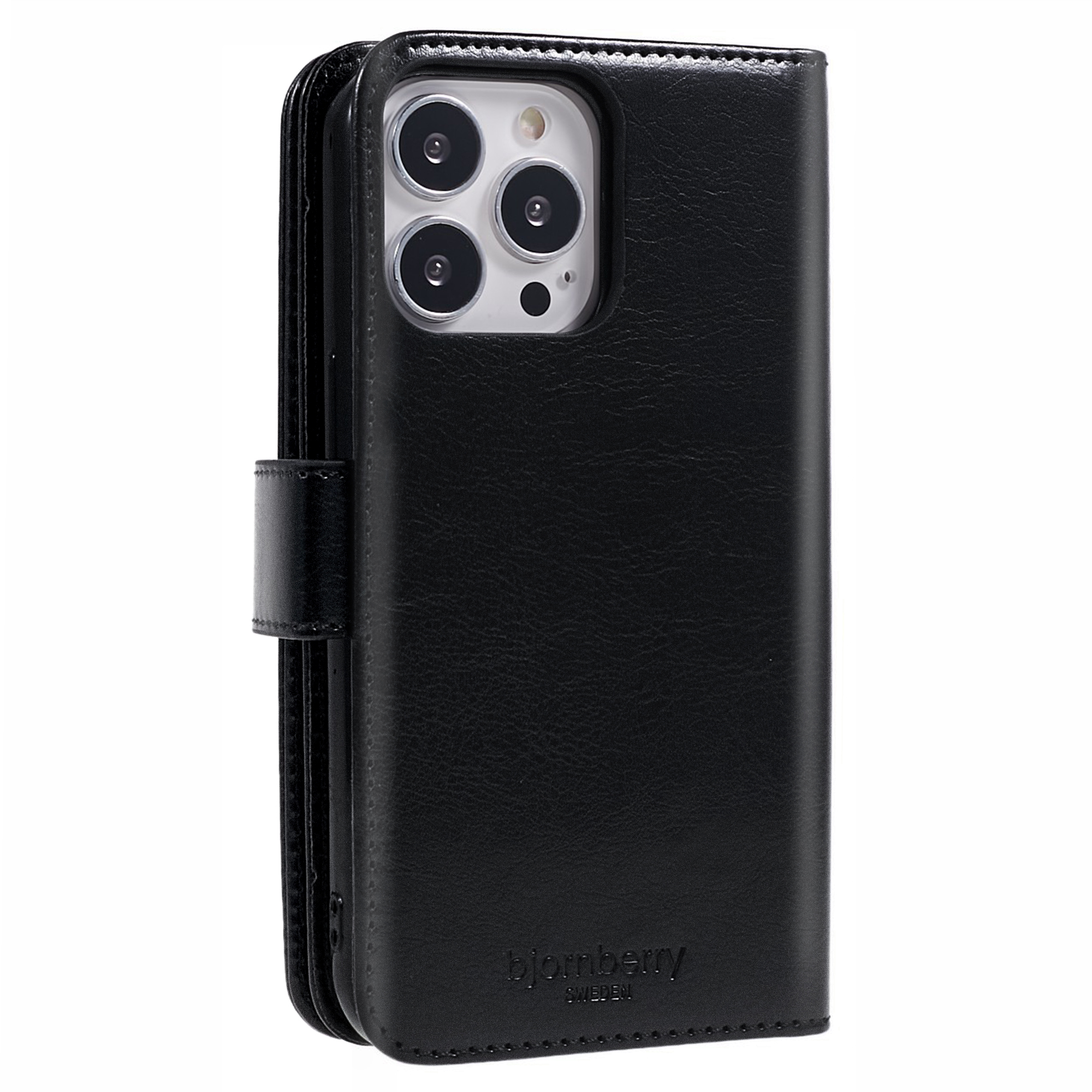 iPhone 13 Pro Magnet Wallet Case 9 CARD SLOTS - Svart - 5
