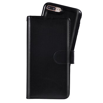 iPhone 7 Plus/8 Plus  Magnetfodral 9 KORTPLATSER - Svart