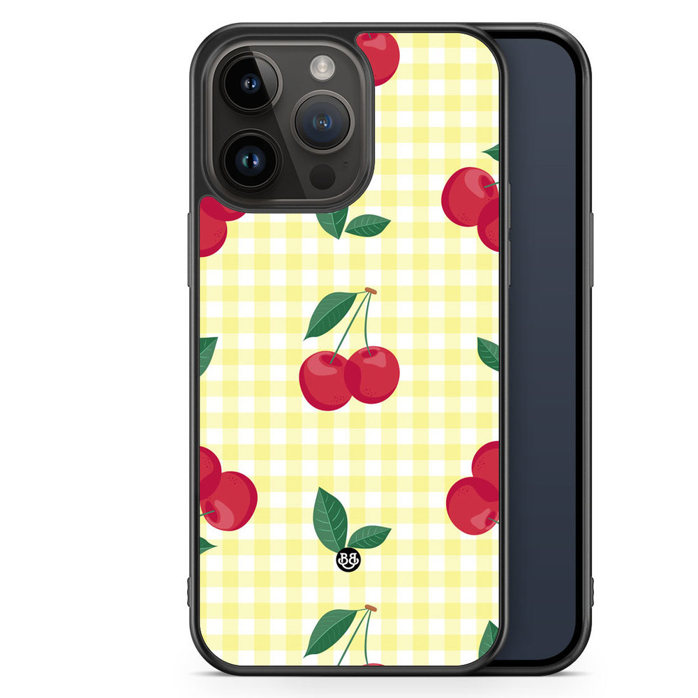 iPhone 14 Pro Max Case - SUMMER GARDEN - Cherry Kiss