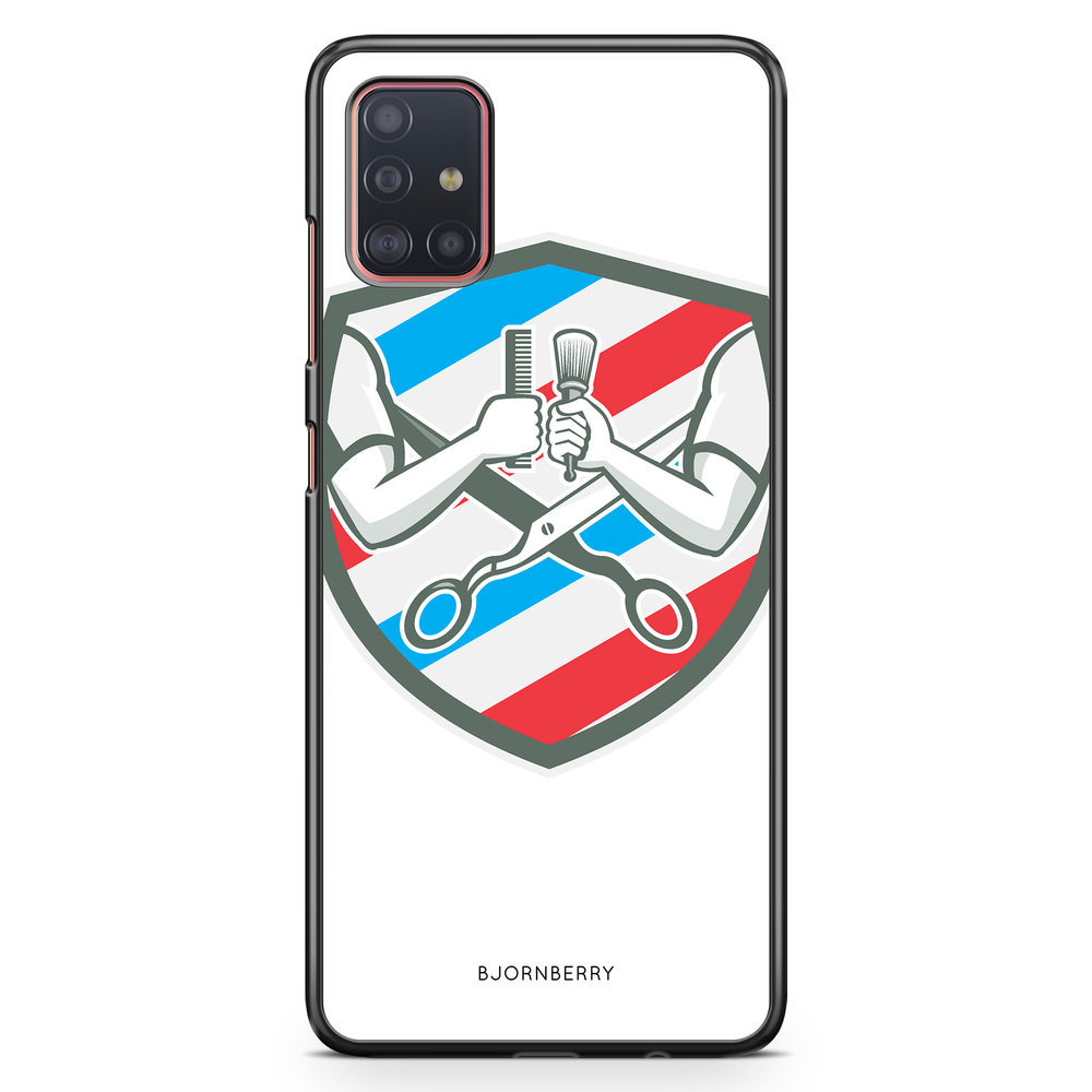 Samsung Galaxy A51 Case - Barber Logo