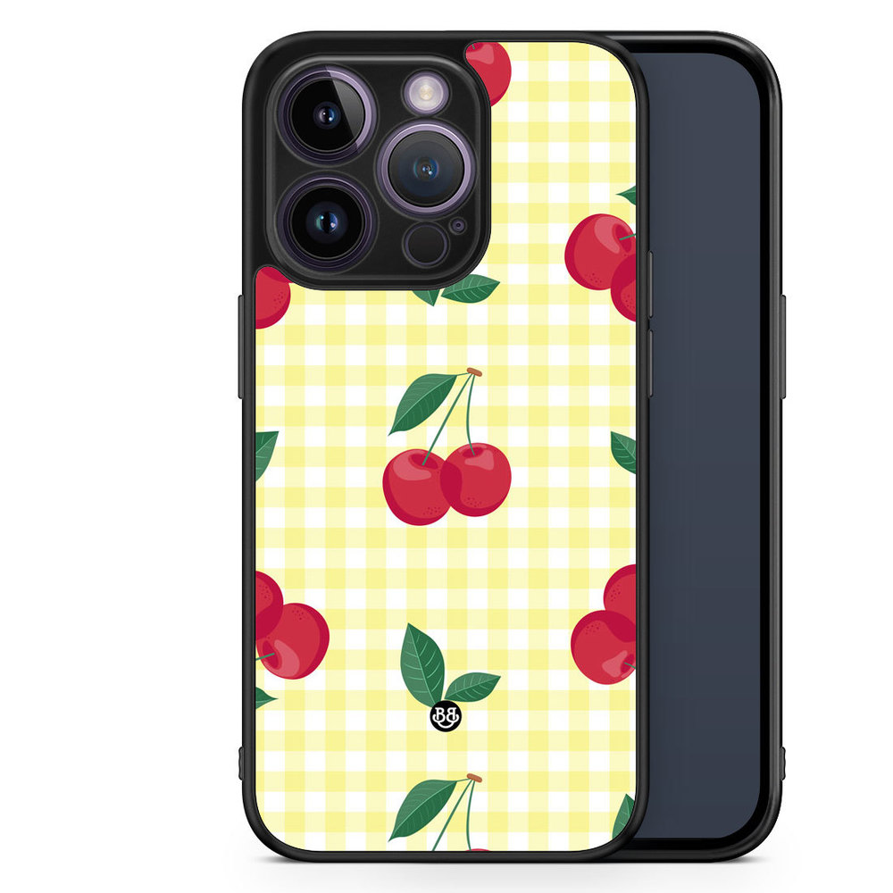 iPhone 14 Pro Case - SUMMER GARDEN - Cherry Kiss