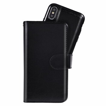 iPhone X/Xs Magnetfodral 9 KORTPLATSER - Svart