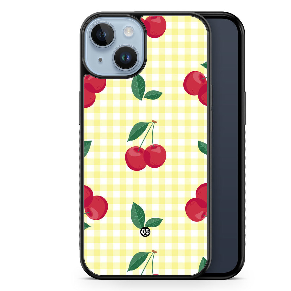 iPhone 14 Plus Case - SUMMER GARDEN - Cherry Kiss