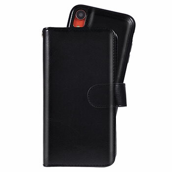 iPhone XR Magnet Wallet Case 9 CARD SLOTS - Svart