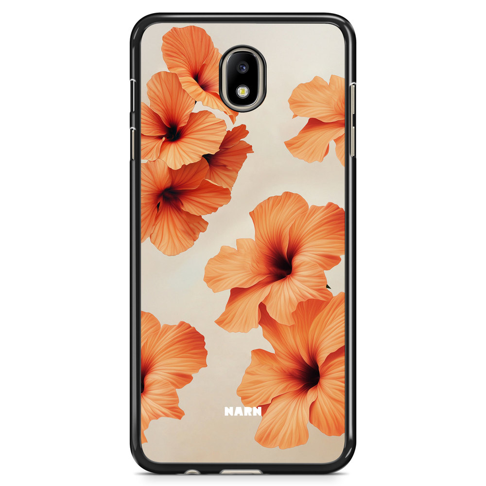 Samsung Galaxy J7 (2017) Case - Hibiscus Era - Papaya