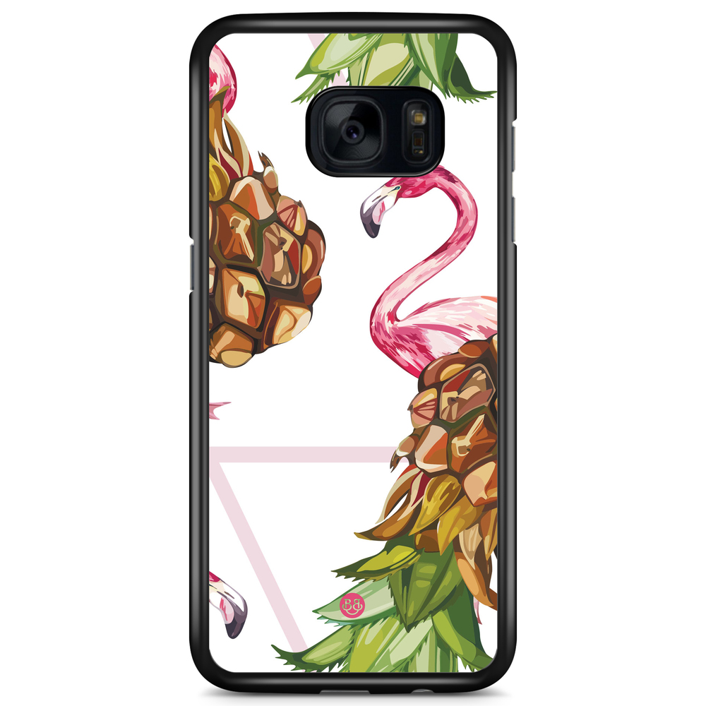 Samsung Galaxy S7 Case - Pineapple & Flamingo