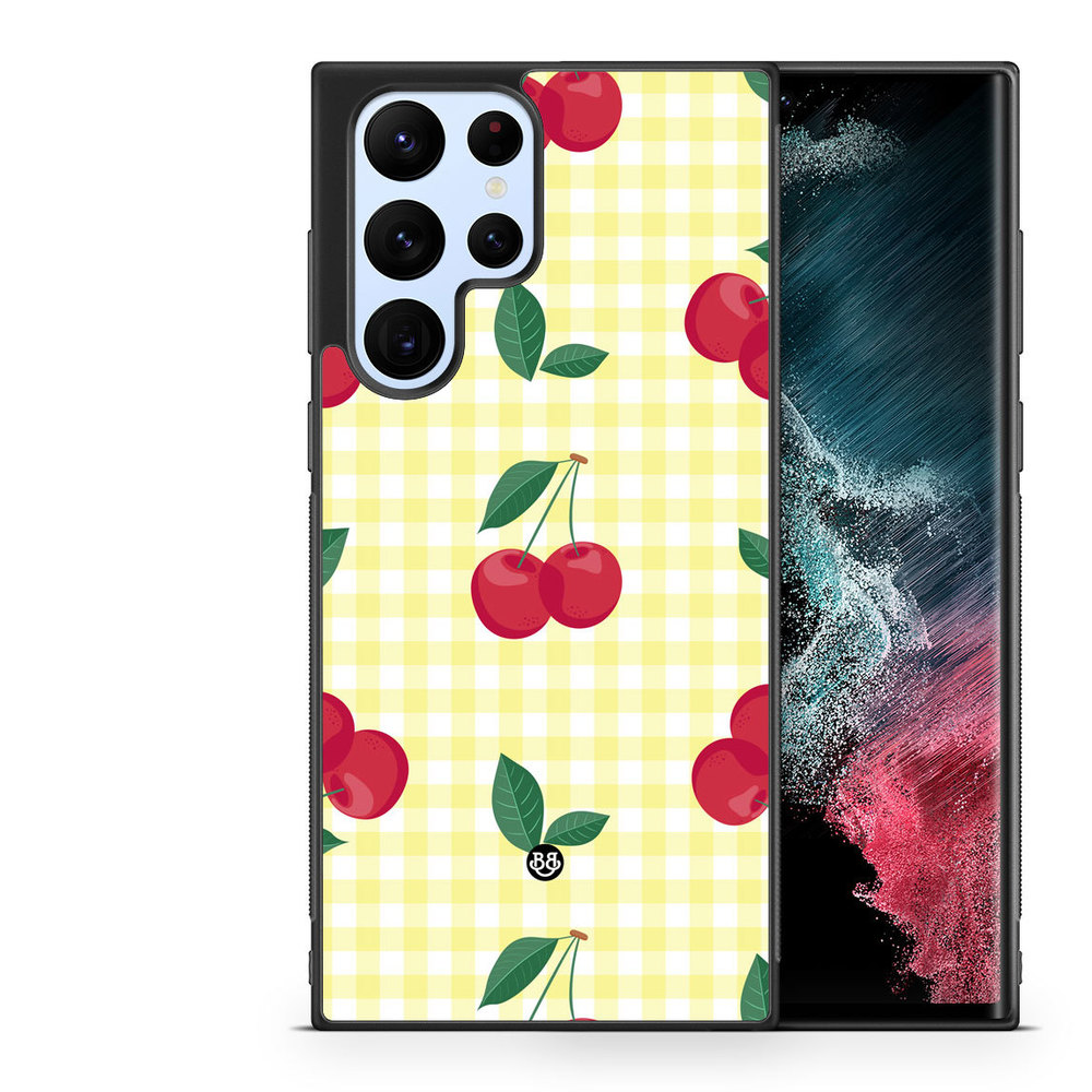 Samsung Galaxy S23 Ultra 5G Case - SUMMER GARDEN - Cherry Kiss