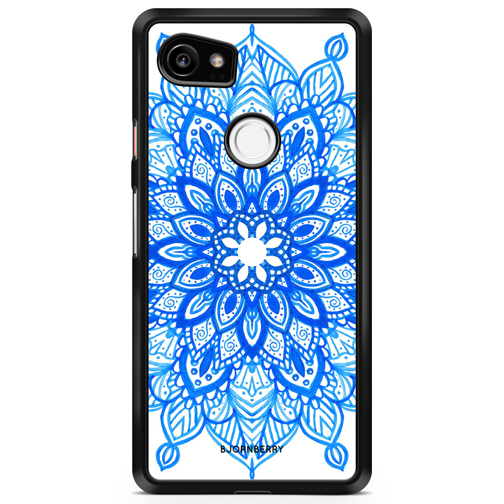 Google Pixel 2 XL Skal - Blå Mandala