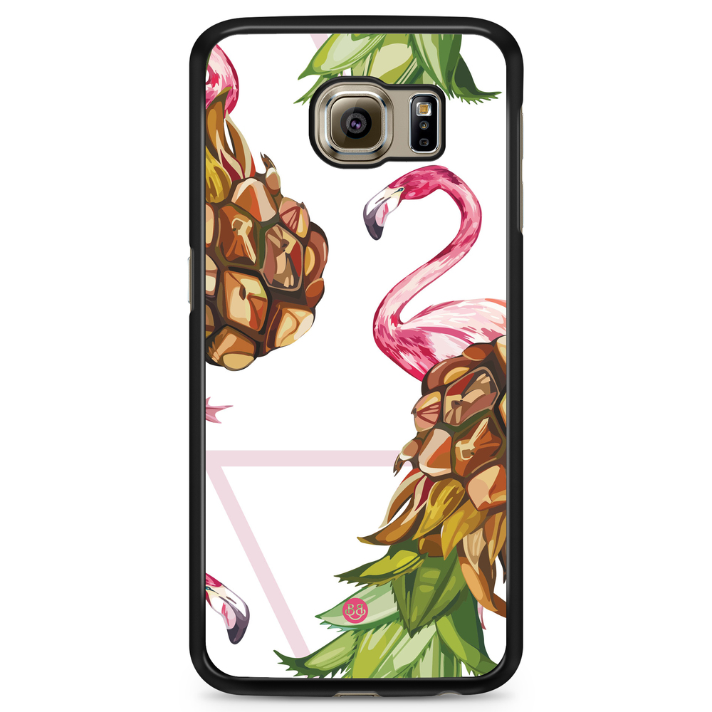 Samsung Galaxy S6 Edge+ Case - Pineapple & Flamingo